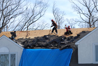 roof tear off